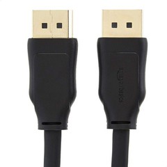 Amazon Basics 8K DisplayPort to DisplayPort 1.4 Cable w/ 4K@120Hz, 8K@60Hz