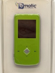 Ematic MP3 Player 4GB Memory Voice Recorder 1.5 Color Screen – Lime Green~NEW