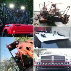 4PCS 4″Inch 12V 1200W LED Work Light Bar Flood Pods Driving Off-Road Tractor 4WD