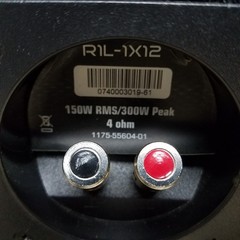 Rockford Fosgate Prime R1L-1X12 Sealed Enclosure Subbox 150W RMS 300W Peak 4 ohm