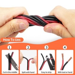 10 Gauge Wire 10AWG Automotive Electrical Cord 30FT 2 Conductor Red Black