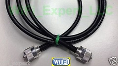TIMES MICROWAVE ® 1-30 Feet LMR240UF Antenna Jumper Coax Cable PL259 SO239 M/F