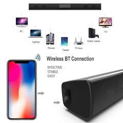 TV Surround Sound Bar Speaker System Wireless BT Subwoofer Home Theater + Remote