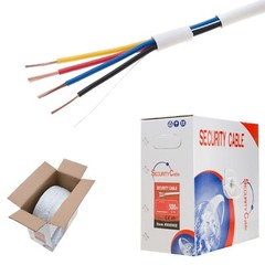 1000FT Security Cable 22/4AWG Stranded Unshielded CCA Fire Burglar Alarm Wire