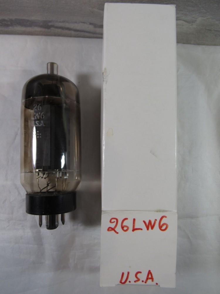 U.S.A. 26LW6 Electron Vacuum Tube tested