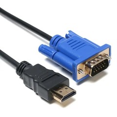 HDMI Male to VGA Male Converter Adapter 1080P Cable for PC Monitor HDTV Roku