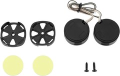 2 Pair 1 inch Car Tweeters 1000W Black Super High Frequency Micro Dome Piezo