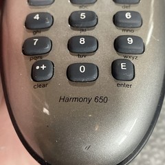 Logitech Harmony 650 Universal Advanced Remote Control Tested Working Color