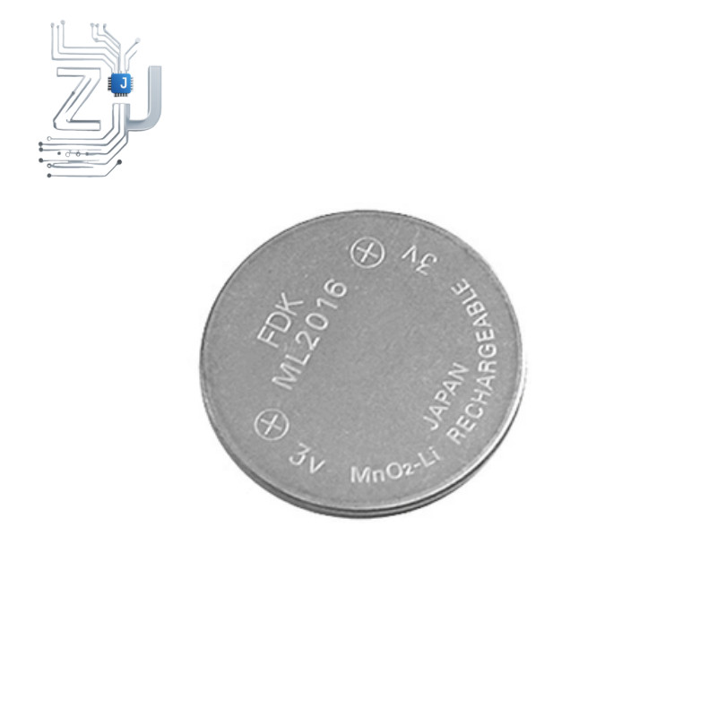 ML2016 FDK 3V Button Rechargeable Battery Solar Watch Battery 1 PC Fast Delivery
