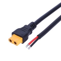 50cm/19.69in Long XT60 Connector Cable Female to Pigtail 2Pin Bare Wire for UAVs