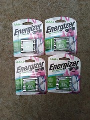 energizer aaa rechargeable batteries 4 packs Of 4
