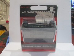 Vtg AUTO TECH AM FM Stereo Cassette In-Dash Player 21-7023-1 S-5000 NOS C67
