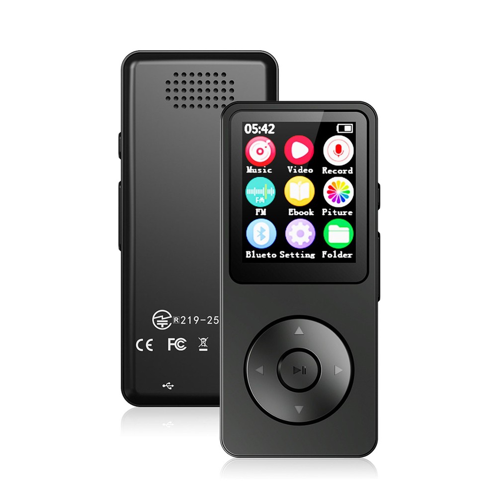 128GB Bluetooth 5.0 MP4 Player Lossless Music FM Radio Recorder Sports PortablB4