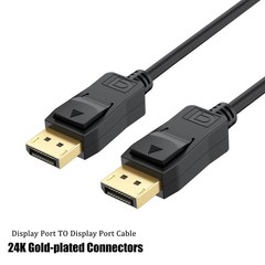 50FT 15.2m 4K DisplayPort To DP Cable Cord 4K@30Hz 2K 1080P@60Hz Monitor PC