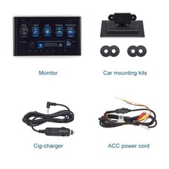 10.1in Android 9.0 Headrest Monitor Video Player Car TV Touch Screen WiFi//USB