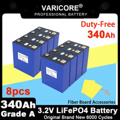 8pcs 3.2V LiFePO4 Battery 320AH 280ah 200ah 150ah 105ah DIY 12v 24V Automotive