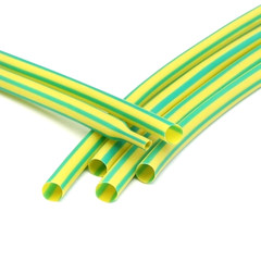 50 FT 50′ Feet GREEN & YELLOW 1/8″ 3mm Polyolefin 2:1 Heat Shrink Tubing RoHS UL