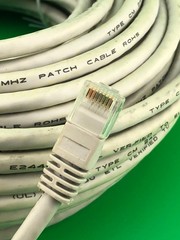 100ft Cat6 Ethernet Cable Flexible Standed Wires Gold Plate RJ45 Connector 100′
