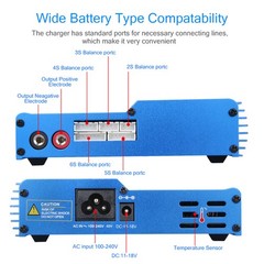 B6 RC Battery Charger 80W Mini Lipo Balance Charger/Discharger with Power Supply