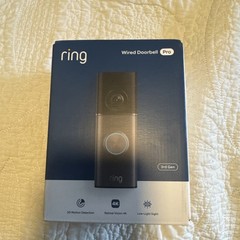 Ring Wired Doorbell Pro 3rd Gen Retinal 4K (Newest Model) BRAND NEW / SEALED