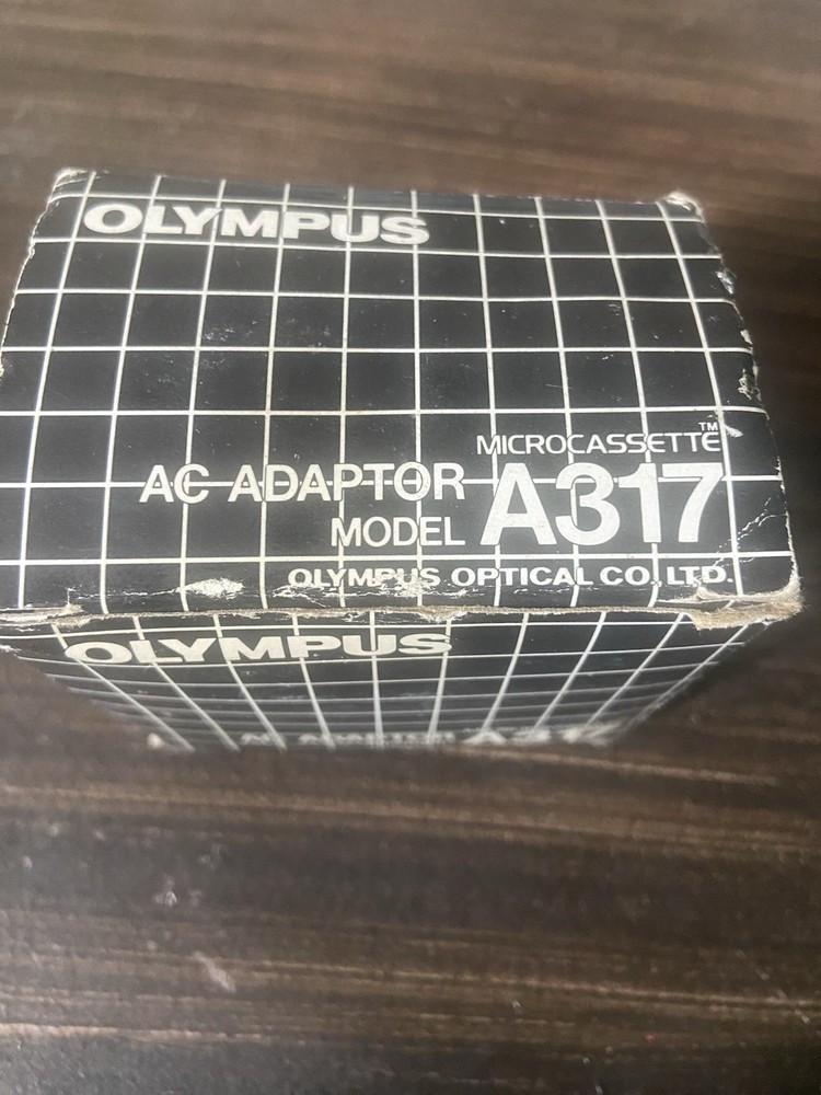 Genuine Olympus Microcassette AC Adapter 3V 300mA P/N A317