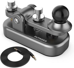 Morse Code Key with Corrosion-Resistant Aluminum Body