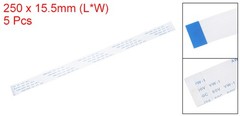 5 x Flexible Flat Cable 30 Pins 0.5mm Pitch 250mm FPC FFC Ribbon Cable