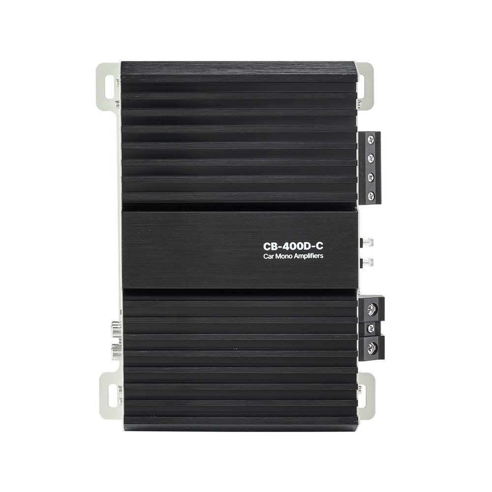 Uimoso Monoblock Car Amplifier Class D Subwoofer Amp 400W RMS 1/2/4 Ohm