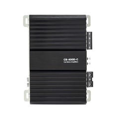 Uimoso Monoblock Car Amplifier Class D Subwoofer Amp 400W RMS 1/2/4 Ohm