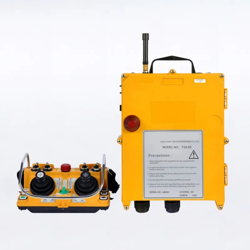 High Quaity VHF/UHF 50-60HZ Dual Joystick Crane Remote Control F24-60 41 Relays