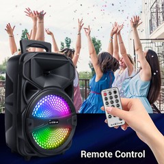 8” 1000W Portable FM Bluetooth Speaker Subwoofer Heavy Bass Sound System Party