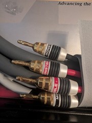 Monster Cable M-Series M1.4s Bi-Wire Speaker Cables W/3 10ft/3m Pair – CIB