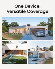 eufy eufyCam S4 4K Solar Camera Wireless Outdoor Triple Lens Bullet-PTZ 4-Cams