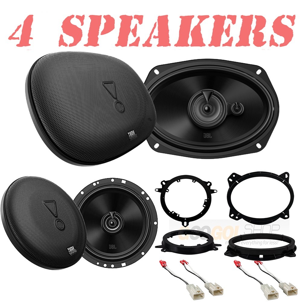Door Speakers For 2005-2018 Toyota Tacoma JBL 560 Watt 6″x9″ & 480 Watt 6.5″