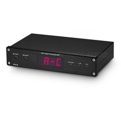 2-Way Stereo Audio A/B Spiltter Speaker Amplifier Switcher Box Selector Remote