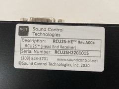 Sound Control Technologies RCU2S-CE & HE Kit Camera And Head Units New Open Box