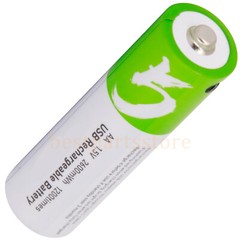 4pcs 750/2600mWh AAA AA Battery W/ Type-C USB Rechargeable Lithium ion Batteries