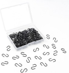 5/100 Pack Mini S Hooks for Hanging Small S Hook for Jewelry Metal S-Hook Mini