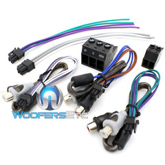 PLUGS HARNESSES INPUT OUTPUT SPEAKER M5-1500X5 ROCKFORD FOSGATE