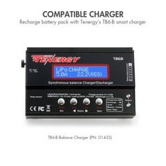 Tenergy NiMH 4.8V or 6V 2000mAh RC Receiver Battery Packs With Hitec Connector