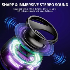 2Pack Magnetic Portable Speaker G200 Mini Sound 5.3 Bluetooth Phone Holder US