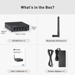 Fosi Audio BT30D PRO Bluetooth 5.0 2.1 Channel Receiver Amplifier Class D HiFi