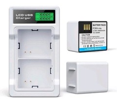 2-Pack Batteries with LCD Charger for Arlo Ultra 2,Pro 4,5S 2K Cameras VMA5400