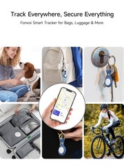2026 New Tags-4 pack【Apple MFi Certified】Bluetooth Tracker 4 Pack (iOS Only),…