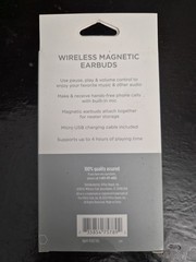 NEW Ativa Wireless Magnetic Earbuds Blue Bluetooth Hands free phone calls, NIB