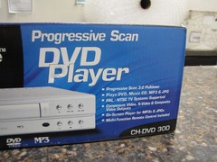 BRAND NEW DVD PLAYER CYBERHOME CH-DVD 300 VINTAGE DVD MUSIC CD, MP3 JPG -ND13