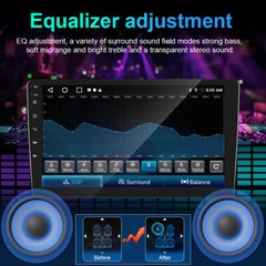 10″ Android 15 Double 2Din Car Stereo CarPlay Auto Radio GPS Navi WiFi BT 2+64GB