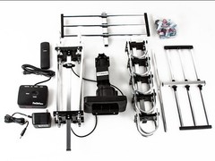 Five Star Amplified 360° Rotor Outdoor TV Antenna 4K 1080p UHF VHF Support 2 TVs