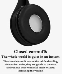 Comfortable Over Ear Headphones: Hybrid Noise Cancellation, Fast Charging, Black
