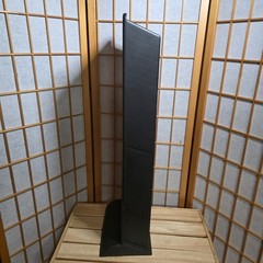 Vtg Fellowes 40 Slot VHS Tape Tower Storage Rack Black Plastic 31″ Organizer